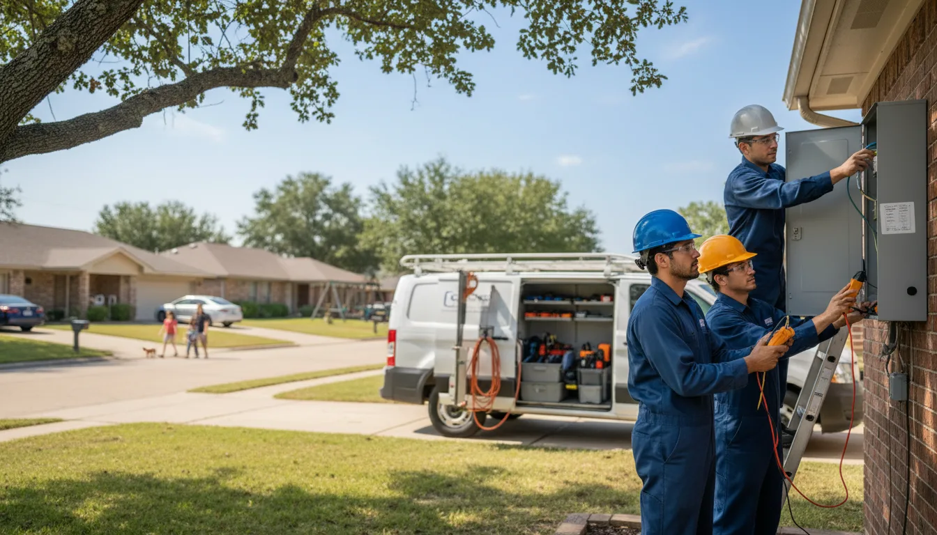 Certified electrician providing emergency electrical services in Hopkins, MI
